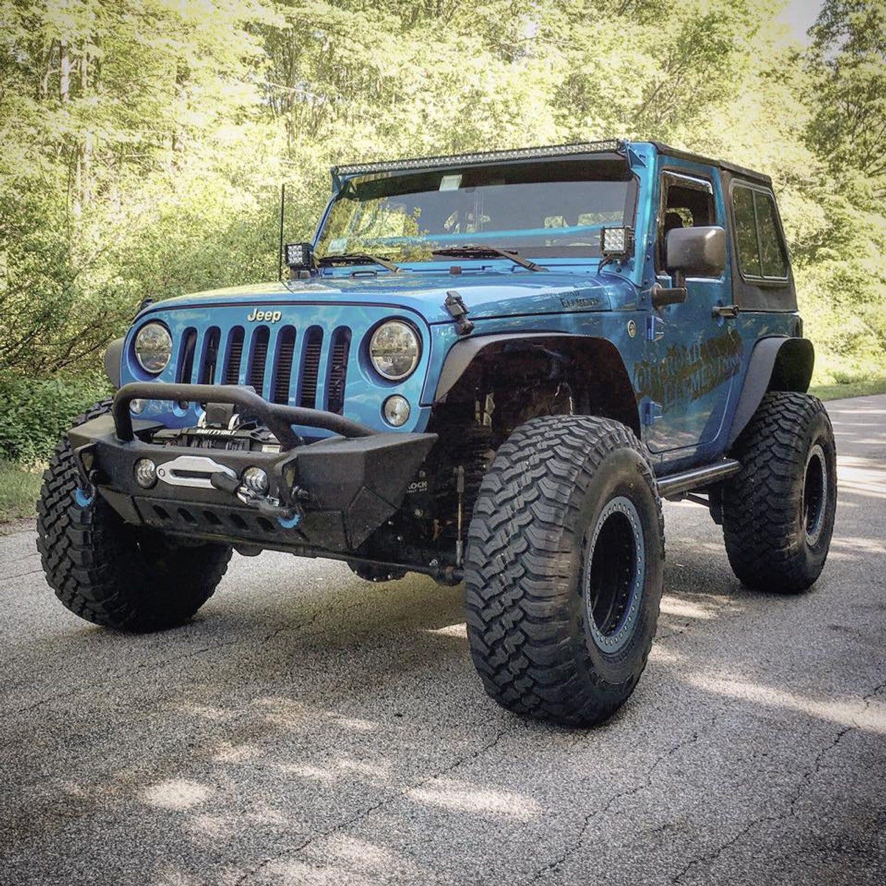 RoamGear Offroad CC Fender Flares – Textured Black (2007–2018 Jeep Wrangler JK/JKU)