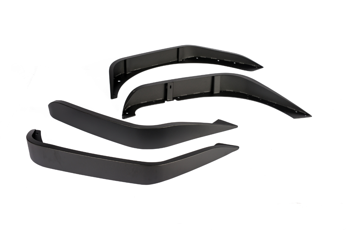 RoamGear Offroad CC Fender Flares – Textured Black (2007–2018 Jeep Wrangler JK/JKU)