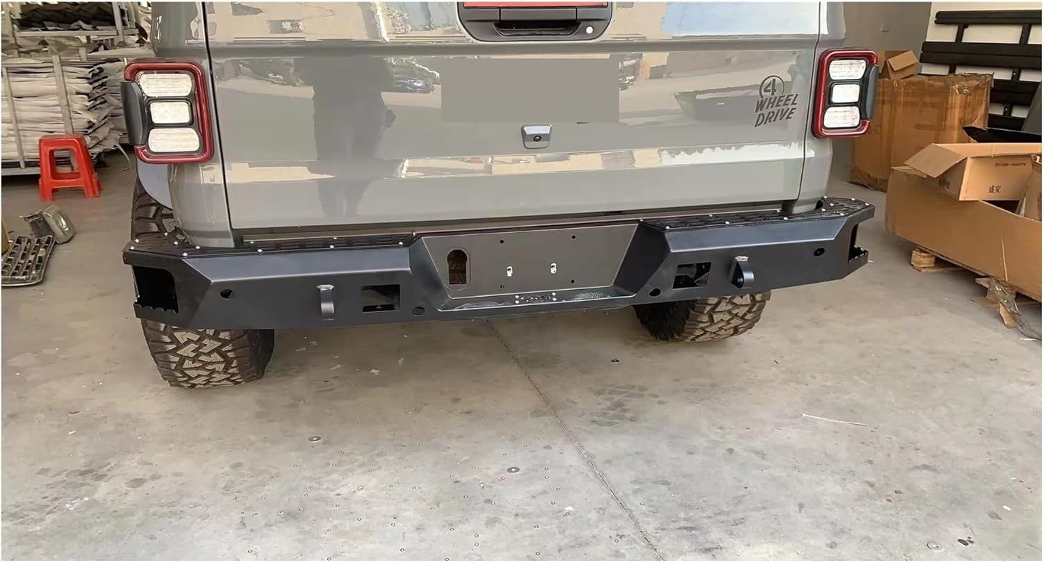 RoamGear Rear Bumper – Textured Black (2020+ Jeep Gladiator JT)