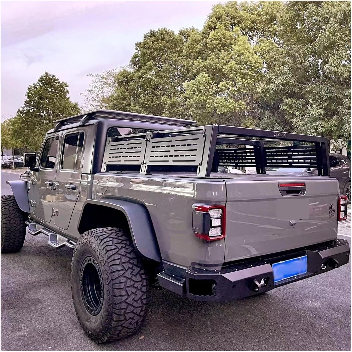 RoamGear Bed Cargo Rack – Textured Black (2020+ Jeep Gladiator JT)