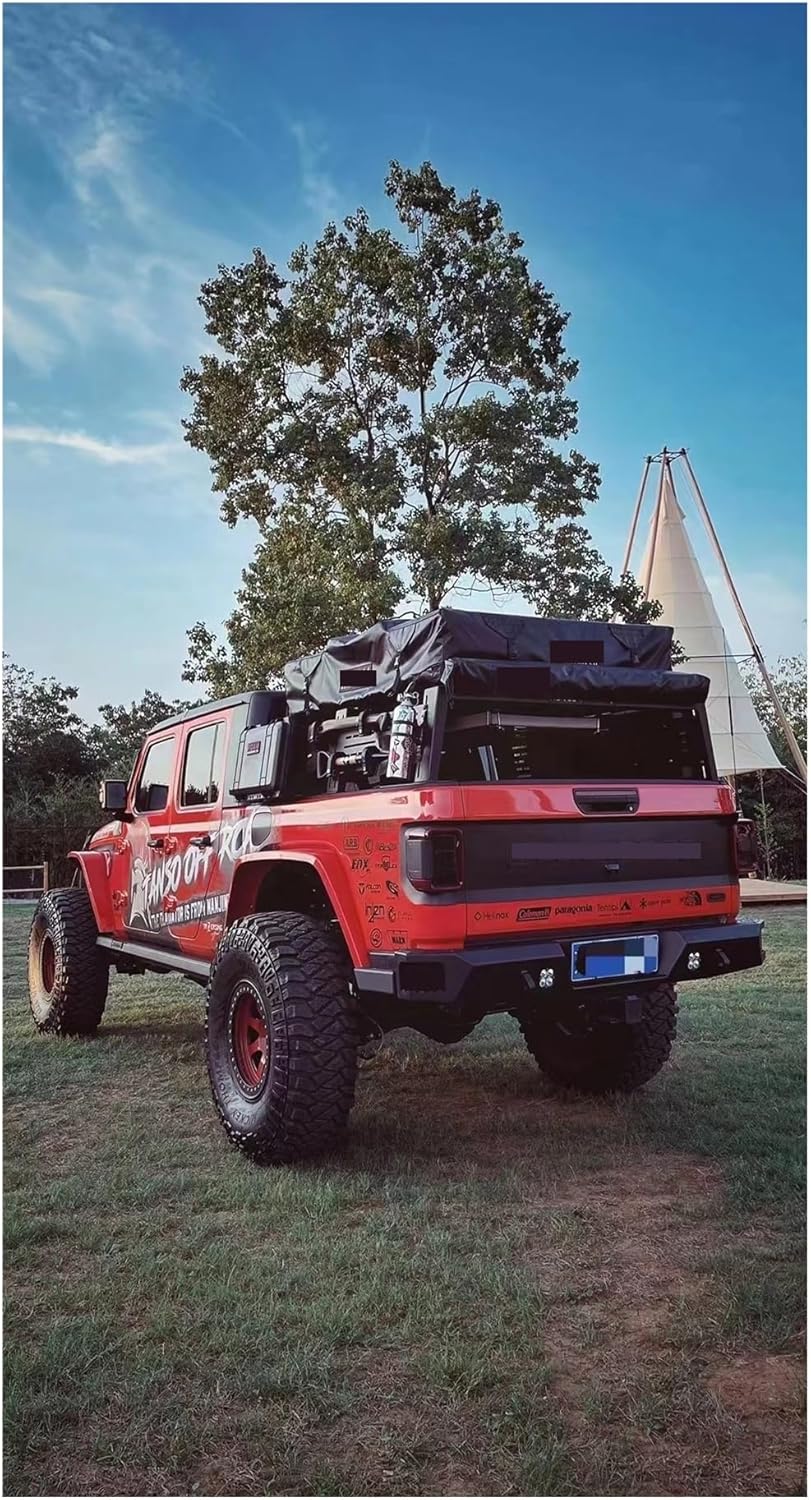 RoamGear Rear Bumper – Textured Black (2020+ Jeep Gladiator JT)