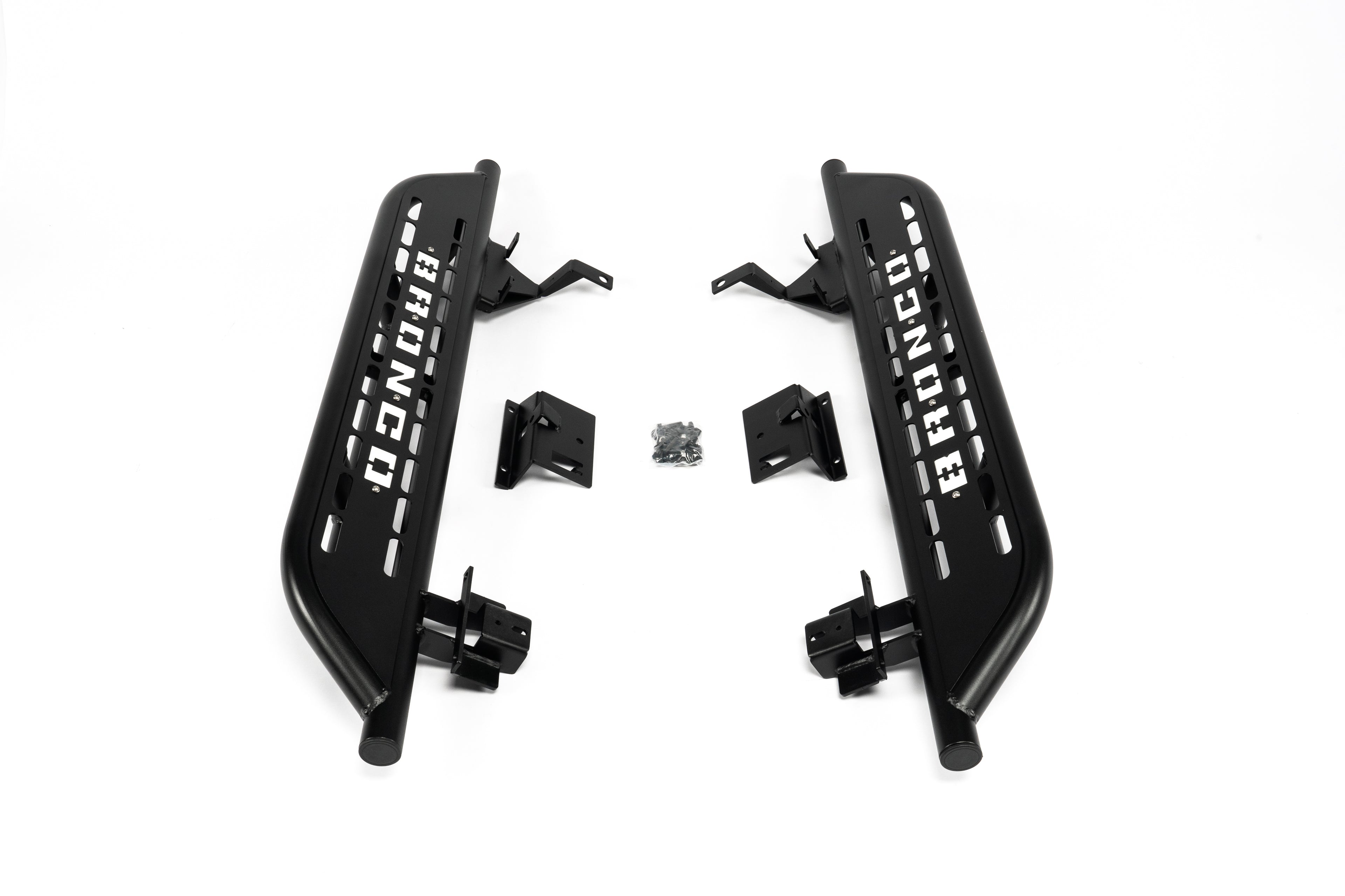 RoamGear Side Steps – Textured Black, Cab Length (2021–2023 Ford Bronco 2-Door)