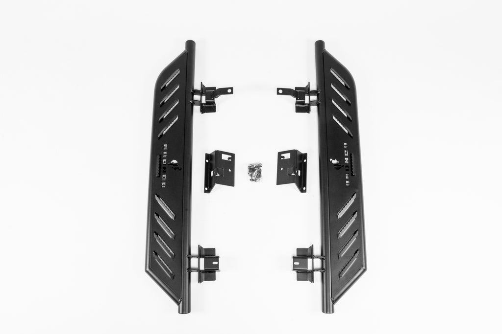 RoamGear Running Boards – Nerf Style, Textured Black (2021–2025 Ford Bronco 2-Door)