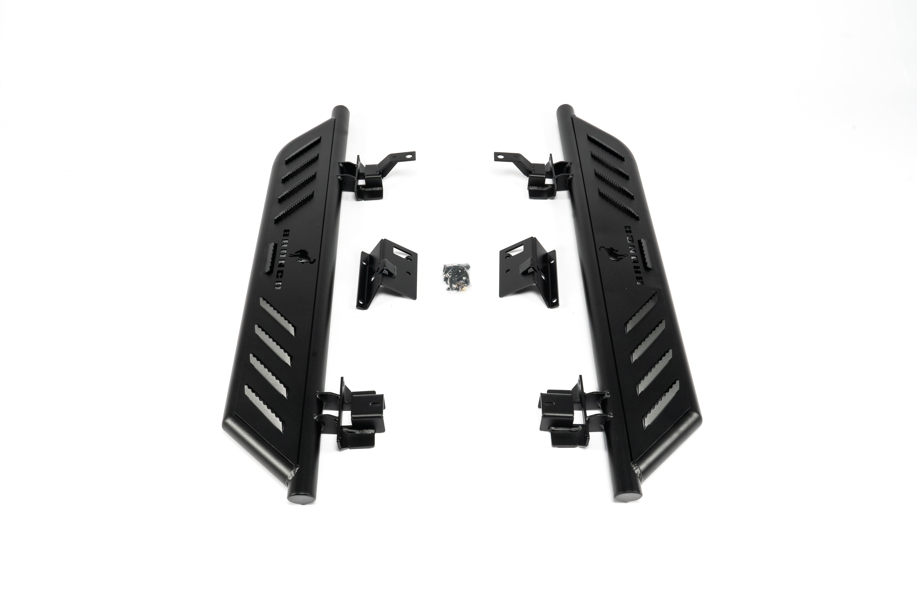 RoamGear Running Boards – Nerf Style, Textured Black (2021–2025 Ford Bronco 2-Door)