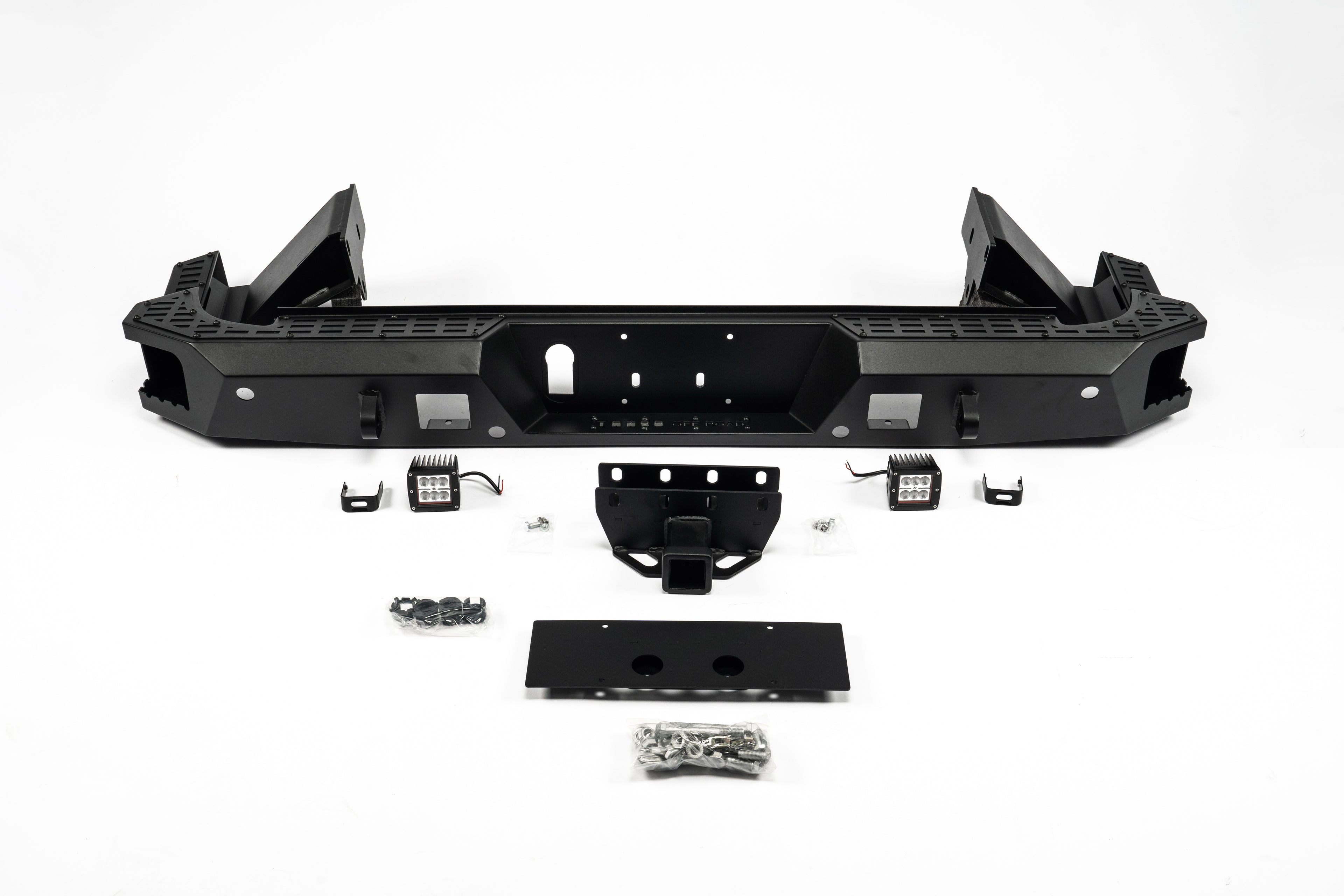 RoamGear Rear Bumper – Textured Black (2020+ Jeep Gladiator JT)