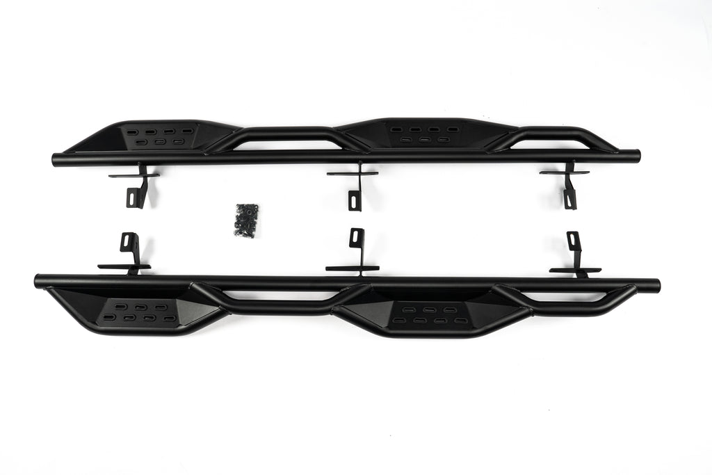 RoamGear Steps – Textured Black, Cab Length (2020–2022 Jeep Gladiator JT 4-Door)