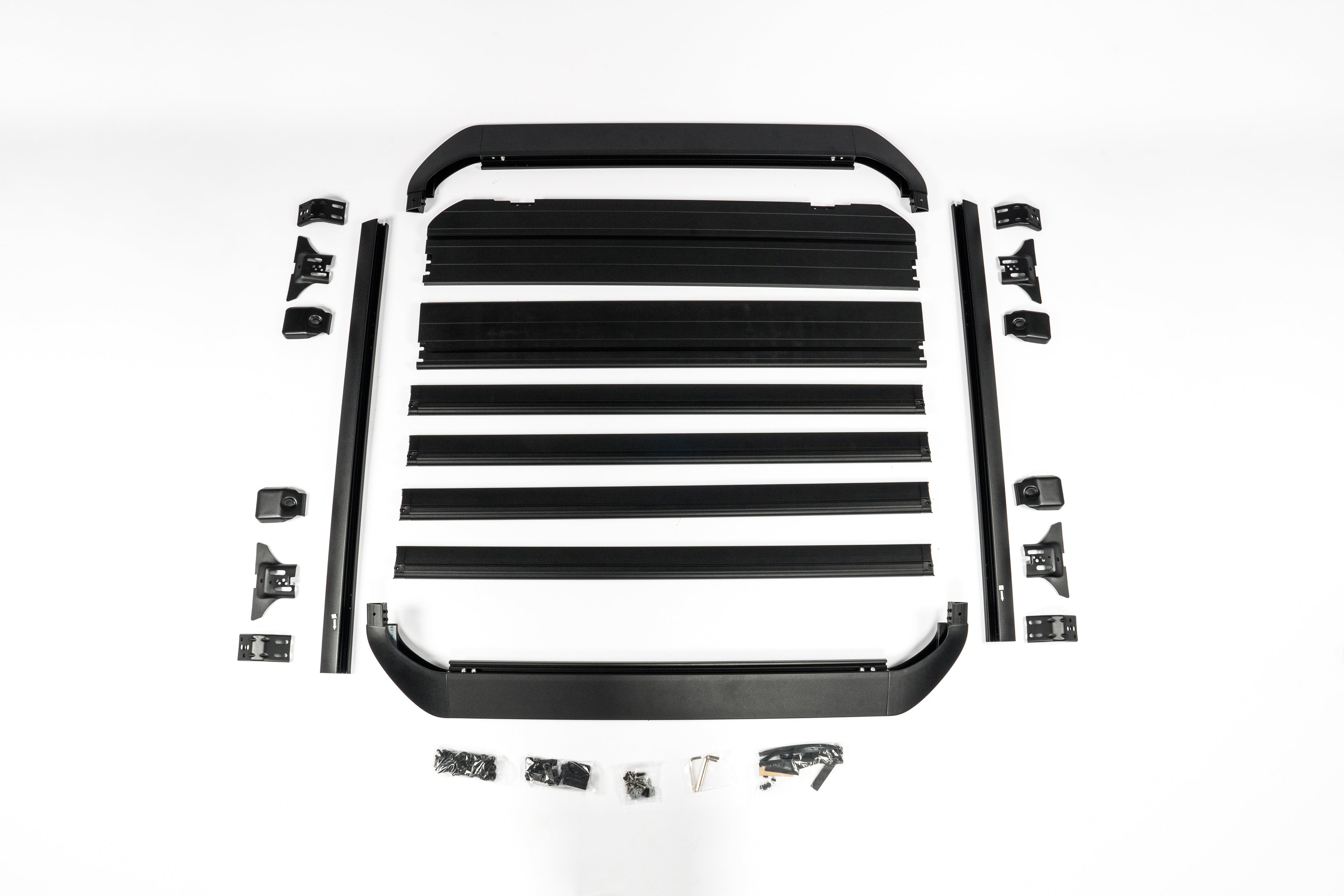 RoamGear Roof Rack – Textured Black (2018+ Jeep Wrangler JL/JLU)