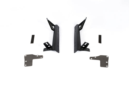 RoamGear A-Pillar Light Mount Rack – Textured Black (2007–2018 Jeep Wrangler JK/JKU)