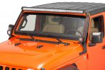 RoamGear Offroad A-Pillar Light Mount Rack – Textured Black (2018–2024 Jeep Wrangler JL/JLU)